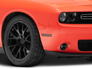 Dodge Challenger Side Marker Lights - Front + Rear - Raxiom - Axial Series LED - Smoked - `15-`23
