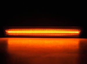 Dodge Challenger Side Marker Lights - Front + Rear - Raxiom - Axial Series LED - Smoked - `15-`23