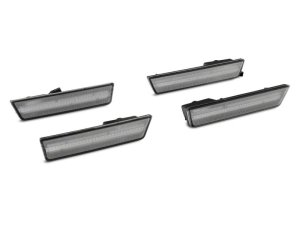 Dodge Challenger Side Marker Lights - Front + Rear - Raxiom - Axial Series LED - Clear - `08-`14