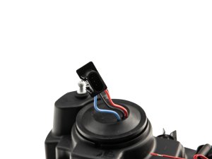 Dodge Challenger LED Headlights - Raxiom - Dual LED Halo Projector - Black Housing - `08-`14