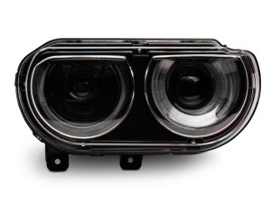 Dodge Challenger Headlights - Raxiom - Halo Projector with Sequential Turn Signals - Black Housing - `08-`14 Dodge Challenger Headlights - Raxiom - Halo Projector with Sequential Turn Signals - Black Housing - `08-`14