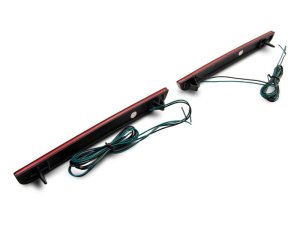 Dodge Challenger LED Rear Bumper Reflector Lamps - Raxiom - Axial Series - Red - `15-`23 Dodge Challenger LED Rear Bumper Reflector Lamps - Raxiom - Axial Series - Red - `15-`23