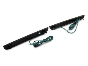 Dodge Challenger Rear Bumper Reflector Lamps - Raxiom - Axial Series LED - Smoked - `15-`23 Dodge Challenger Rear Bumper Reflector Lamps - Raxiom - Axial Series LED - Smoked - `15-`23