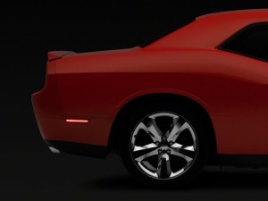 Dodge Challenger Side Marker Lights - Rear - Raxiom - Axial Series LED - Smoked - `08-`14