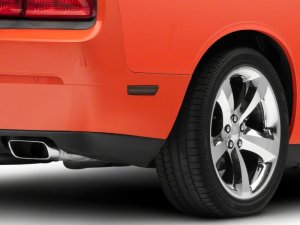 Dodge Charger Side Marker Lights - Rear - Raxiom - Axial Series LED - Smoked - `11-`14