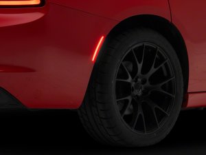 Dodge Charger Rear Side Marker Lights - Raxiom - Axial Series LED - Red - `15-`23