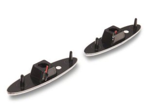 Chevrolet Corvette C5 Side Markers - Rear - Raxiom - Axial Series LED - Clear - `97-`04