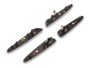 Chevrolet Corvette C6 Side Markers - Raxiom - Axial Series LED - Smoked - `05-`13