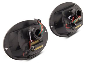 Chevrolet Corvette LED Taillights - Raxiom - Axial Series - Chrome Housing (Clear Lens) - `97-`04