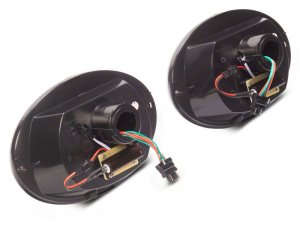 Chevrolet Corvette LED Taillights - Rear - Raxiom - Axial Series - Chrome Housing - Smoked Lens - `97-`04