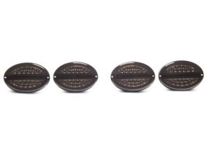 Chevrolet Corvette LED Taillights - Rear - Raxiom - Axial Series - Chrome Housing - Smoked Lens - `97-`04