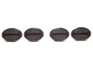 Chevrolet Corvette LED Taillights - Rear - Raxiom - Axial Series - Chrome Housing - Smoked Lens - `97-`04