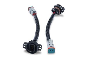 Jeep Wrangler Fog Lights - Raxiom - H16 to Deutsch Wire Harness Adapter Set - `10-`18 Jeep Wrangler Fog Lights - Raxiom - H16 to Deutsch Wire Harness Adapter Set - `10-`18