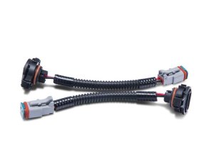 Jeep Wrangler Fog Lights - Raxiom - H16 to Deutsch Wire Harness Adapter Set - `10-`18 Jeep Wrangler Fog Lights - Raxiom - H16 to Deutsch Wire Harness Adapter Set - `10-`18