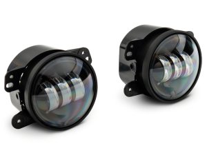 Jeep Wrangler Fog Lights - Raxiom - Tri-Bar LED - Amber - `07-`23