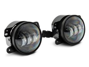 Jeep Wrangler JK Fog Lights - Raxiom - Tri-Bar LED - White - `07-`25 Jeep Wrangler JK Fog Lights - Raxiom - Tri-Bar LED - White - `07-`25