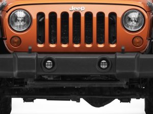 Jeep Wrangler JK Fog Lights - Raxiom - Tri-Bar LED - White - `07-`25 Jeep Wrangler JK Fog Lights - Raxiom - Tri-Bar LED - White - `07-`25
