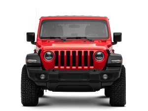 Jeep Wrangler JT LED Headlights - Raxiom - Axial 9-inch Round LED Halo - Black - `18-`22