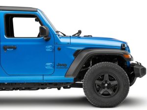 Jeep Wrangler JL Light Brackets - Hood - Raxiom - 30-Inch Single Row LED Light Bar - Textured Black - `18-`23