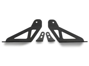 Jeep Wrangler Light Brackets - Hood - Raxiom - Axial Series 30-Inch Single Row LED Light Bar - Textured Black - `18-`23