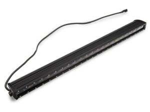 Jeep Wrangler Light Brackets - Hood - Raxiom - Axial Series 30-Inch Single Row LED Light Bar - Textured Black - `18-`23