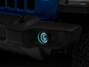 Jeep Wrangler Fog Lights - Raxiom - Nighthawk LED with DRL Halos - `18-`23