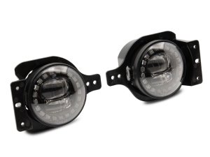 Jeep Wrangler Fog Lights - Raxiom - Nighthawk LED with DRL Halos - `18-`23