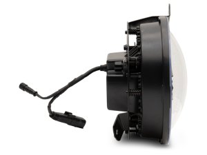 Jeep Gladiator JT LED Headlights - Raxiom - 9-Inch LED Headlights w/RGB Halo - Black Housing - `18-`22 Jeep Gladiator JT LED Headlights - Raxiom - 9-Inch LED Headlights w/RGB Halo - Black Housing - `18-`22