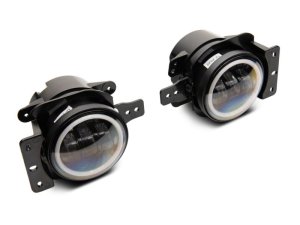 Jeep Wrangler JL Fog Lights - Raxiom - Axial Series LED w/ Halo - White - `07-`23
