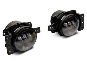 Jeep Wrangler JK Fog Lights - Front - Raxiom - Axial Series LED - `07-`23 Jeep Wrangler JK Fog Lights - Front - Raxiom - Axial Series LED - `07-`23