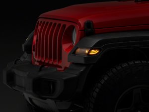 Jeep Wrangler Side Marker Lights - Raxiom - Axial Series - Smoked - `18-`23