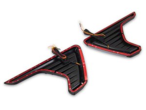 Jeep Wrangler Turn Signals - Front - Raxiom - LED Fender Vent Lighting with DRL - Clear - `18-`23