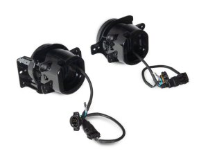 Jeep Wrangler Fog Lights - Raxiom - Axial Series Angel Eye LED - Black - `18-`23