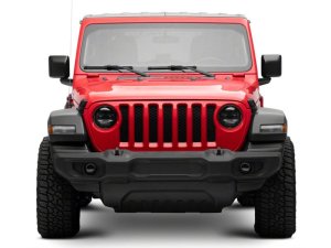 Jeep Wrangler LED Headlights - Raxiom - Axial Series 9-Inch Angel Eye - Black - `18-`23