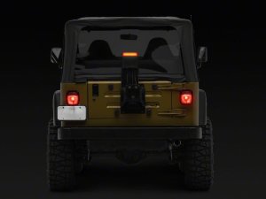 Jeep Wrangler Brake Light - Raxiom - LED Third - Red - `97-`06 Jeep Wrangler Brake Light - Raxiom - LED Third - Red - `97-`06