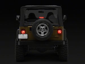 Jeep Wrangler Brake Light - Raxiom - LED Third - Red - `97-`06 Jeep Wrangler Brake Light - Raxiom - LED Third - Red - `97-`06