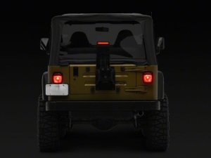 Jeep Wrangler TJ Brake Light - Raxiom - LED Third - Smoked - `97-`06 Jeep Wrangler TJ Brake Light - Raxiom - LED Third - Smoked - `97-`06