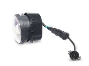 Jeep Wrangler Fog Lights - Raxiom - V2 LED Switchback with Amber Turn Signal and Halo Rings - `07-`18