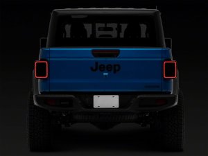 Jeep Gladiator JT Taillights - Rear - Raxiom - LED with Smoked Lens - Black - `20-`23 Jeep Gladiator JT Taillights - Rear - Raxiom - LED with Smoked Lens - Black - `20-`23