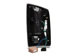 Dodge RAM 1500 LED Taillights - Rear - Raxiom - Clear Lens - Black - `07-`08