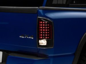 Dodge RAM 1500 LED Taillights - Rear - Raxiom - Clear Lens - Black - `07-`08