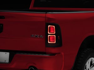 Dodge RAM 1500 LED Taillights - Rear - Raxiom - Black Housing - Smoked - `09-`18