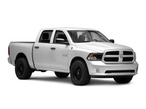 RAM 1500 LED Halo Projector Headlights - Raxiom - Clear Lens - Black - `09-`18