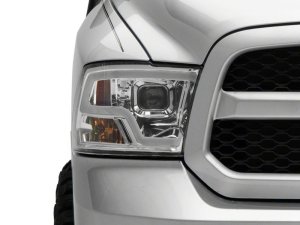 Dodge RAM 1500 LED Headlights - Raxiom - Non-Projector LED Halo - Chrome - `09-`18