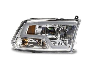 Dodge RAM 1500 LED Headlights - Raxiom - Non-Projector LED Halo - Chrome - `09-`18