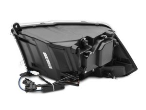 RAM 1500 LED Headlights - Raxiom - Halo with Switchback Turn Signals - Black Housing - `09-`18