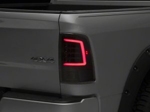 Dodge RAM 1500 LED Taillights - Raxiom - Axial Series - Black Housing, Clear Lens - `09-`18 Dodge RAM 1500 LED Taillights - Raxiom - Axial Series - Black Housing, Clear Lens - `09-`18