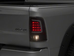 Dodge RAM 1500 LED Taillights - Raxiom - Axial Series - Black Housing, Clear Lens - `09-`18 Dodge RAM 1500 LED Taillights - Raxiom - Axial Series - Black Housing, Clear Lens - `09-`18