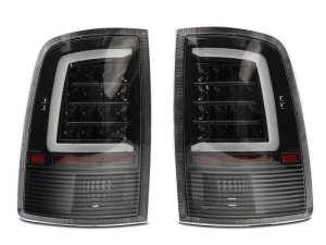 Dodge RAM 1500 LED Taillights - Raxiom - Axial Series - Black Housing, Clear Lens - `09-`18 Dodge RAM 1500 LED Taillights - Raxiom - Axial Series - Black Housing, Clear Lens - `09-`18