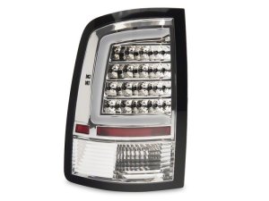 Dodge RAM 1500 LED Taillights - Rear - Raxiom - Axial Series - Chrome Housing - Clear Lens - `09-`18 Dodge RAM 1500 LED Taillights - Rear - Raxiom - Axial Series - Chrome Housing - Clear Lens - `09-`18